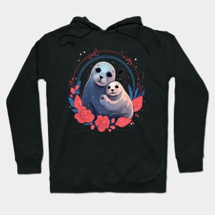 Harp Seal Mothers Day Hoodie